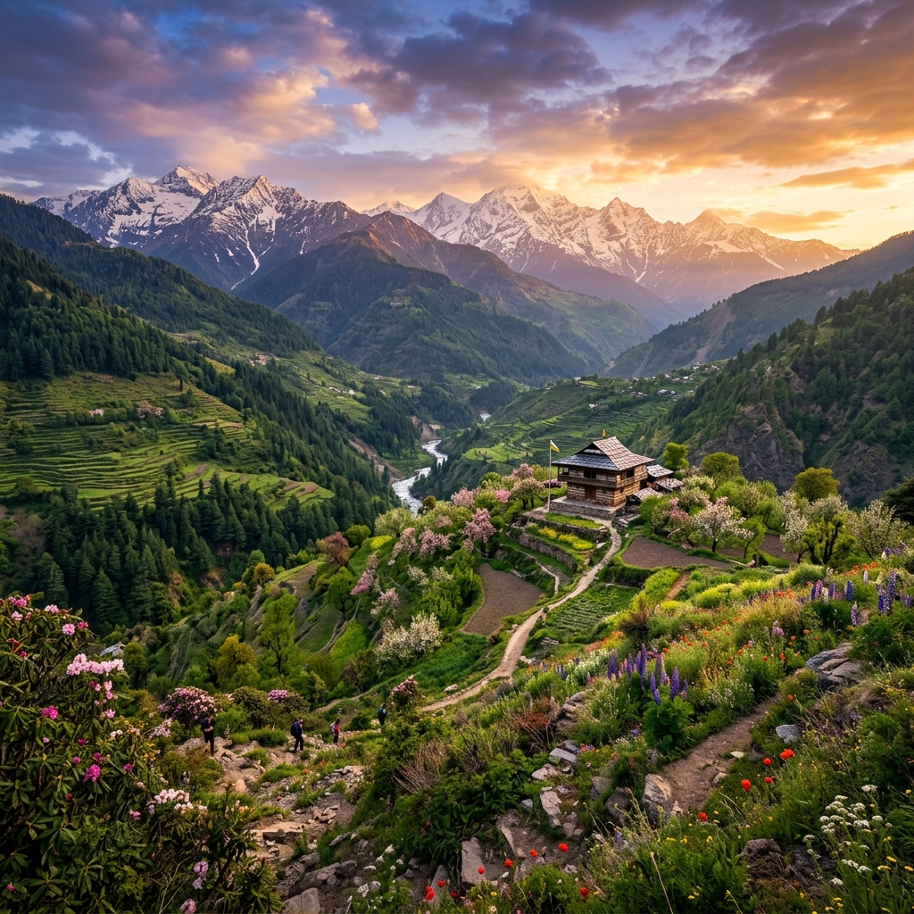 Waichin Valley, Kullu — breathtaking Himalayan panorama